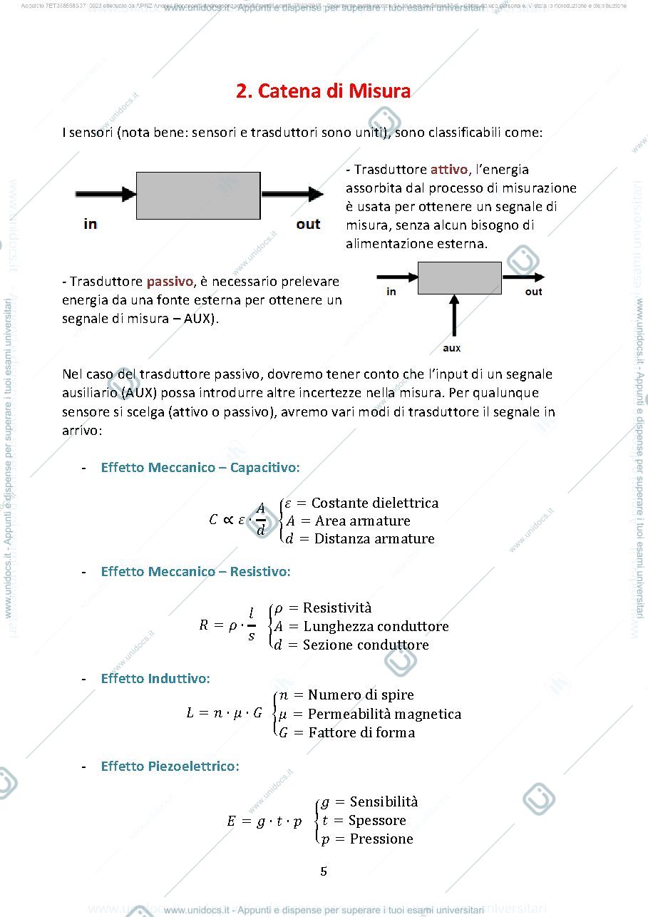 Anteprima pagina 5 — appunti misure meccaniche e collaudi