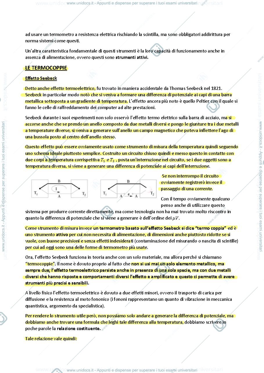 Anteprima pagina 2 — Misure di temperatura