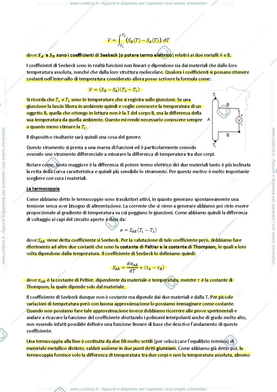 Anteprima pagina 3 — Misure di temperatura