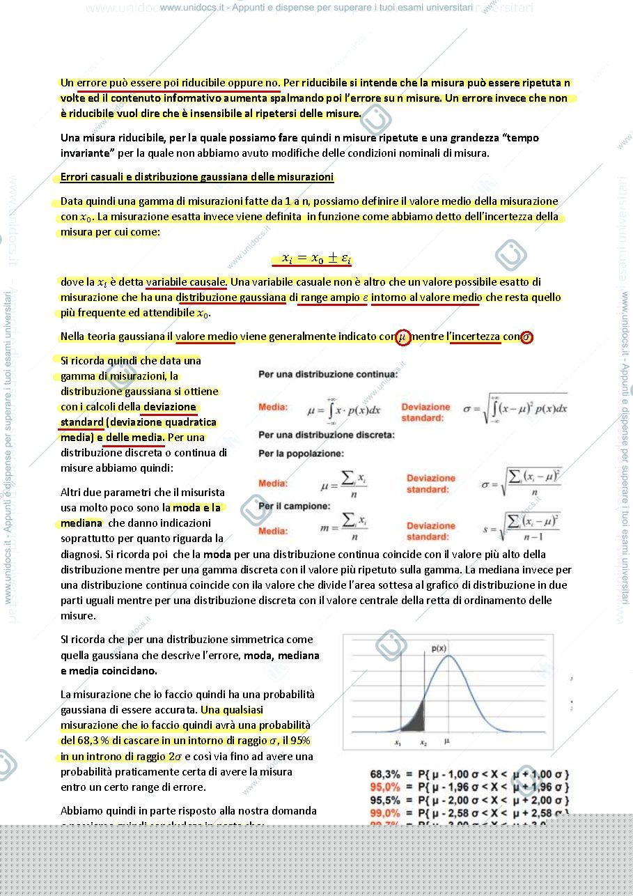 Anteprima pagina 3 — Errori di misura