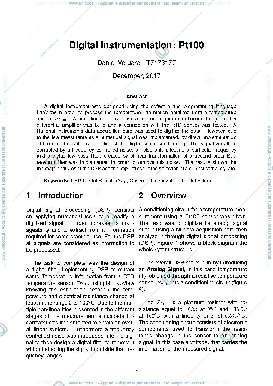 Anteprima pagina 1 — Pt 100
