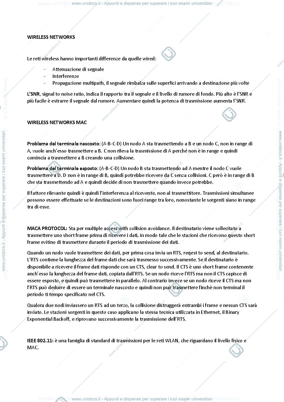Anteprima pagina 1 — Riassunti MCPS