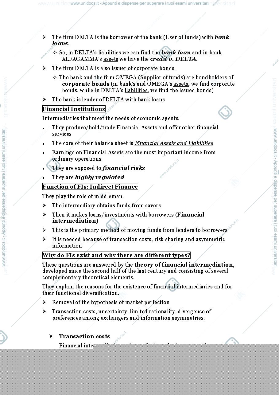 Anteprima pagina 3 — Financial Institutions Summary