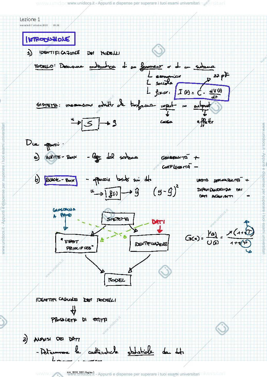 Anteprima pagina 1 — Lezione 1