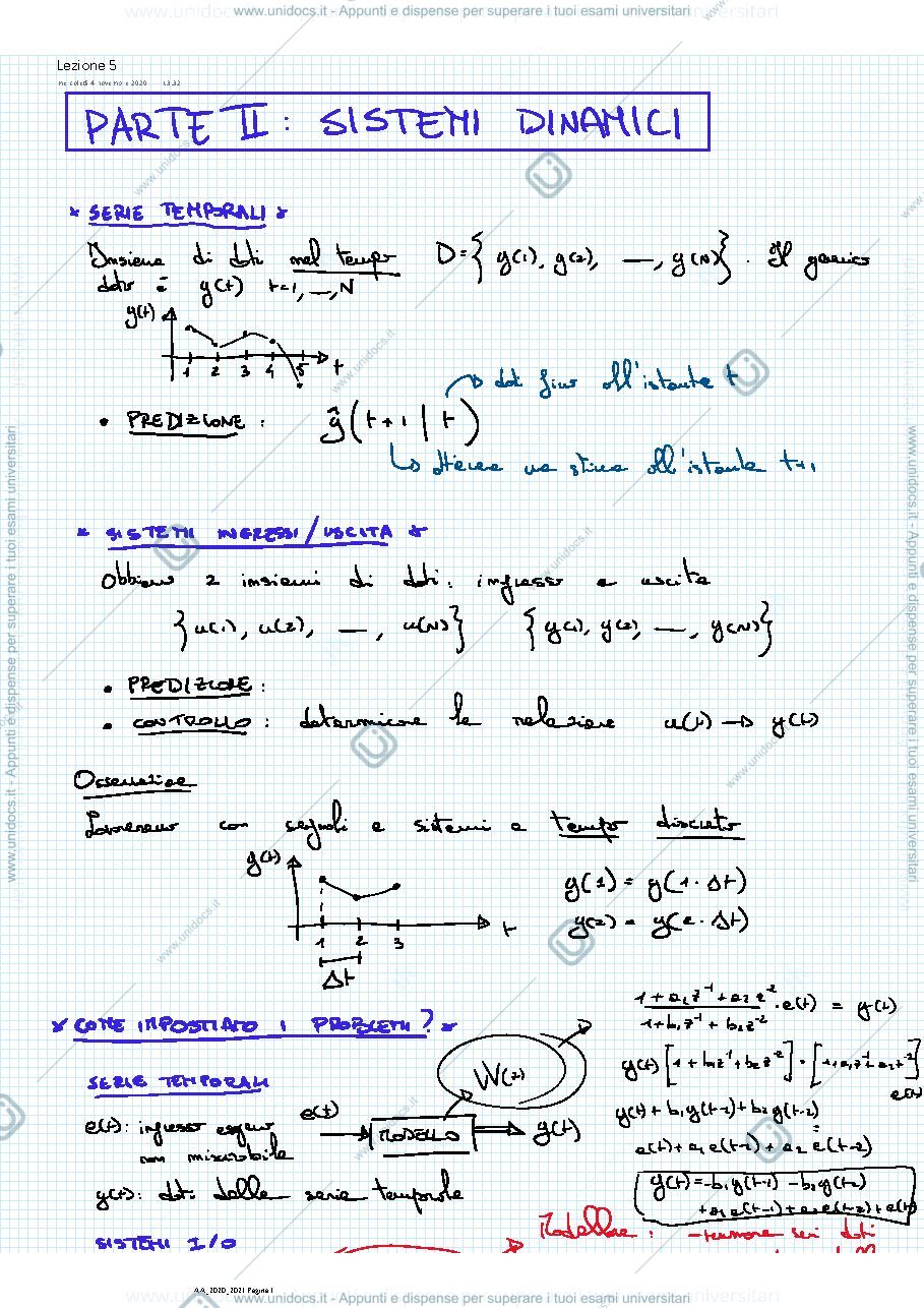 Anteprima pagina 1 — Lezione5
