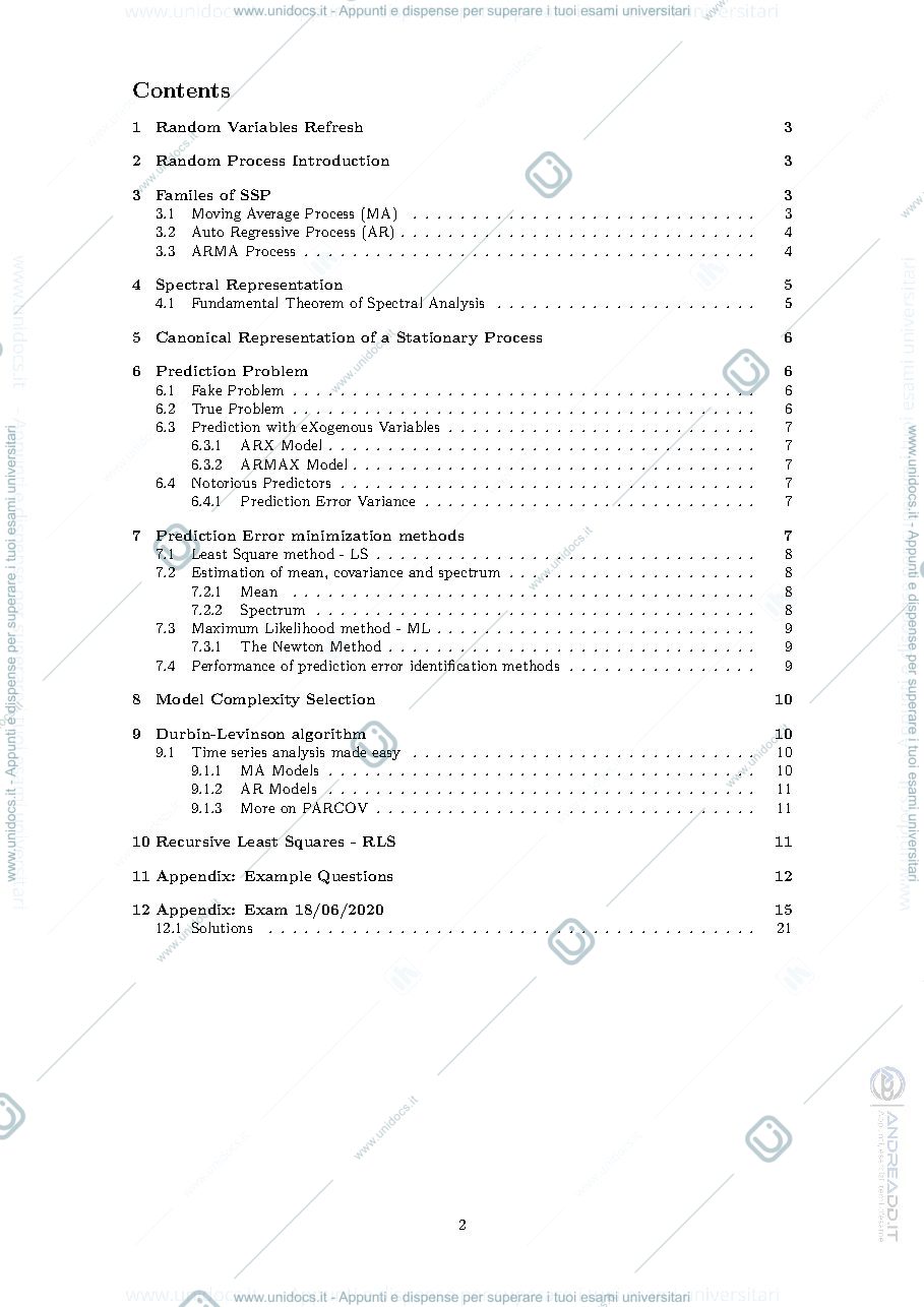 Anteprima pagina 2 — Summary MIDA
