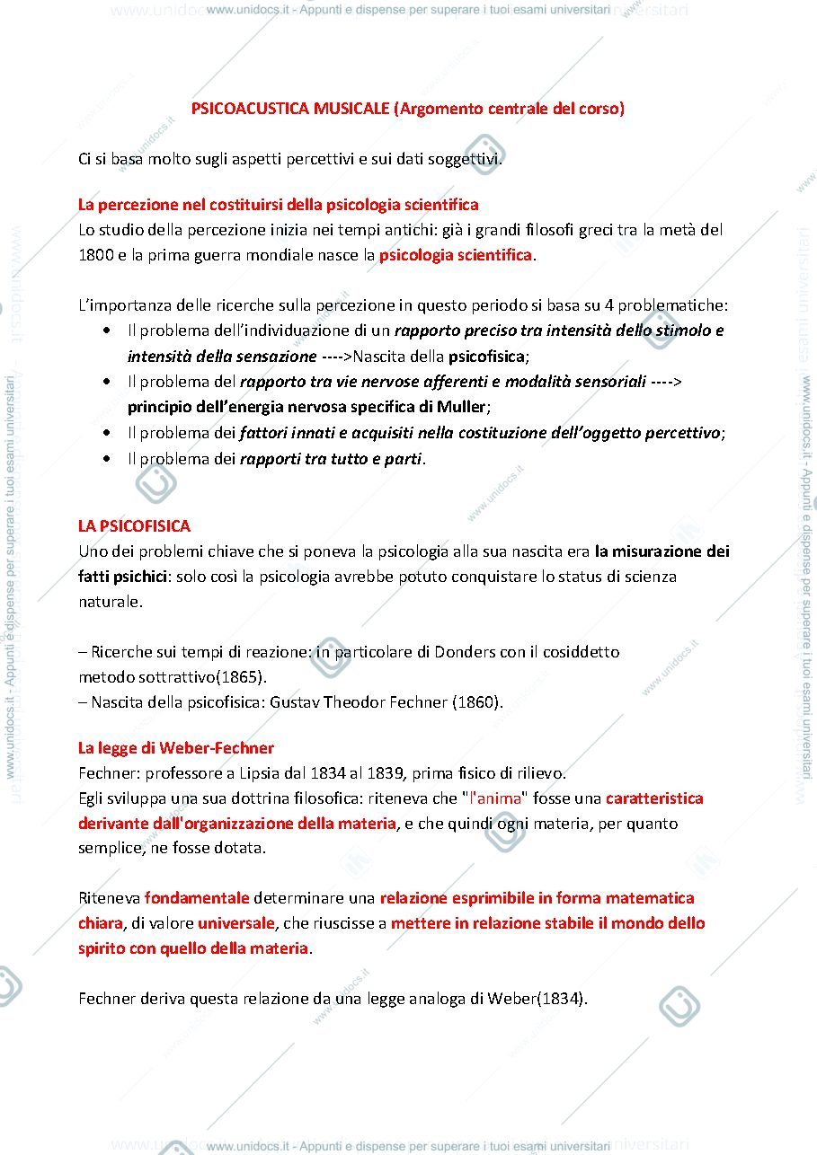Anteprima pagina 1 — IV.Psicoacustica Musicale