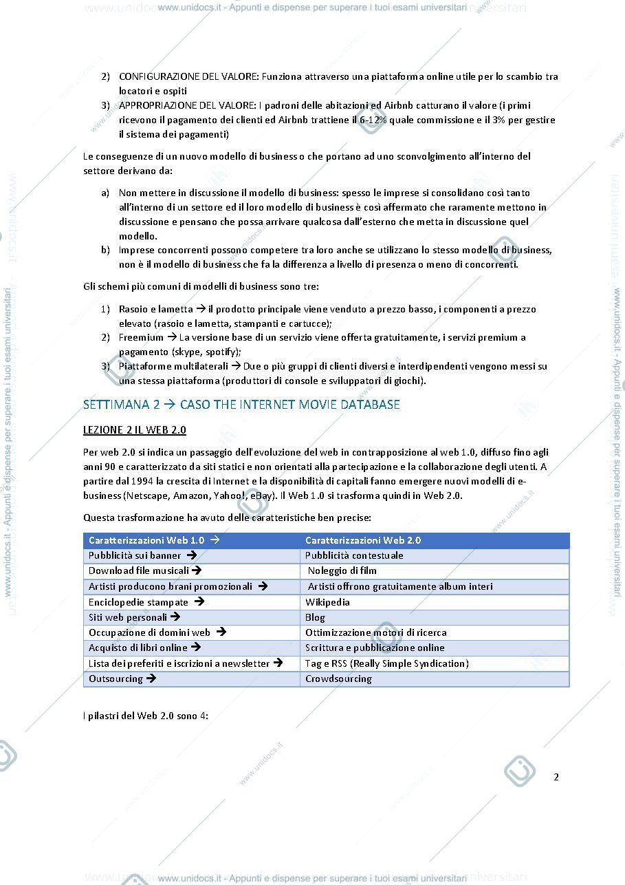 Anteprima pagina 2 — Modelli di e-business Bresciani
