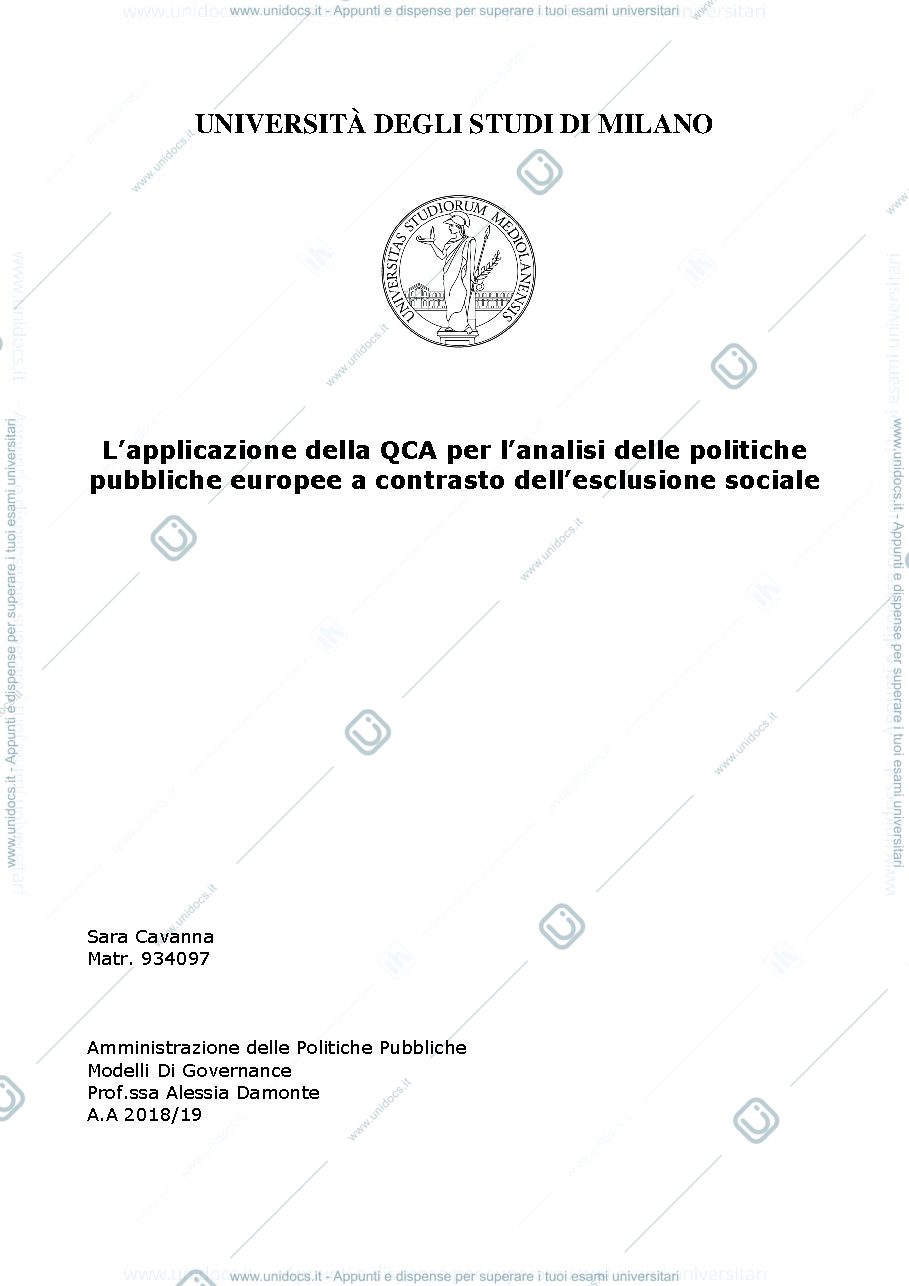 Anteprima pagina 1 — esame non frequentanti