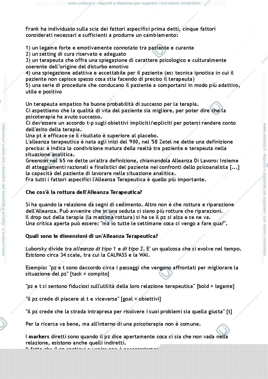 Anteprima pagina 3 — Appunti esame Modelli di Psicoterapia 