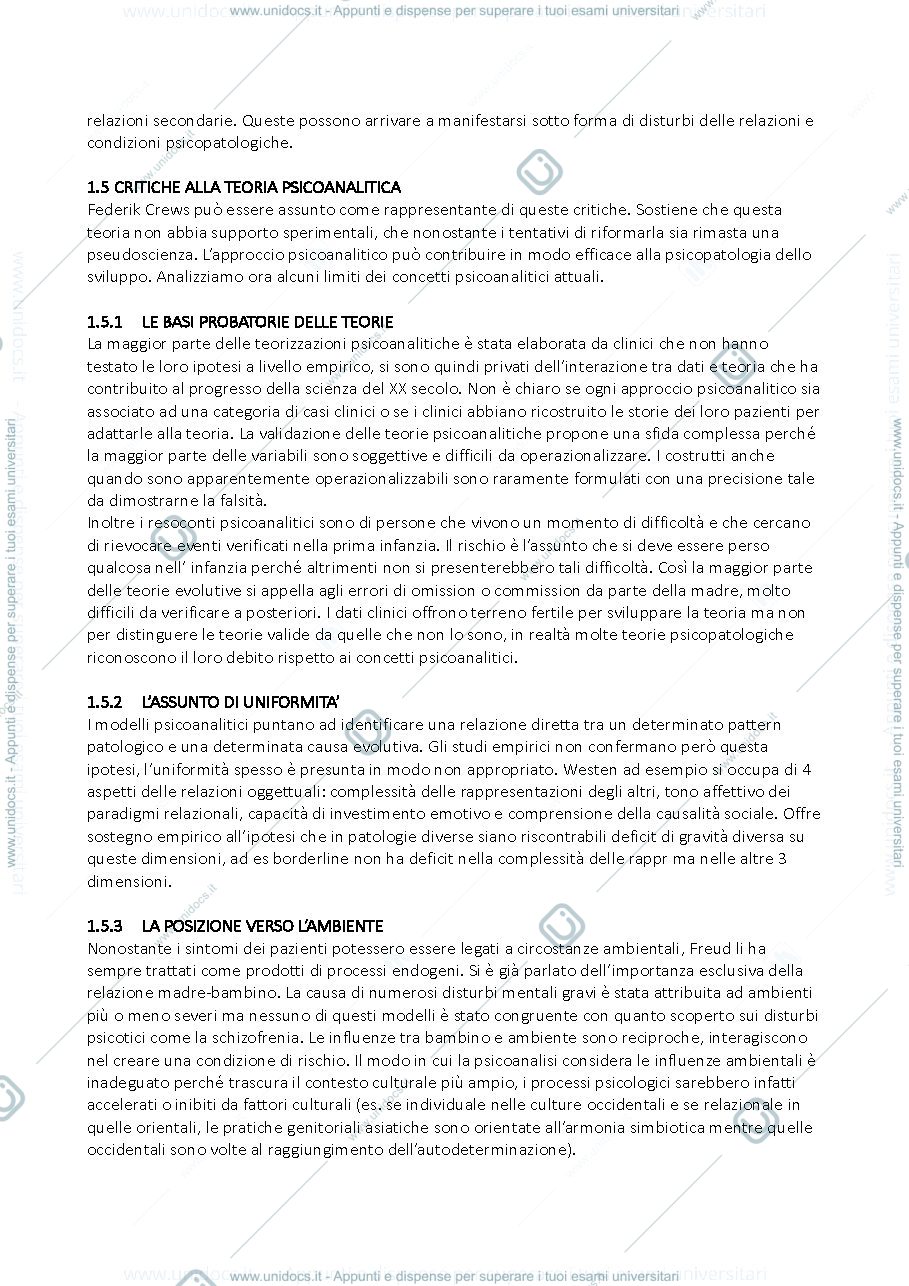 Anteprima pagina 2 — Riassunto "Le Teorie Psicoanalitiche" (Fonagy)