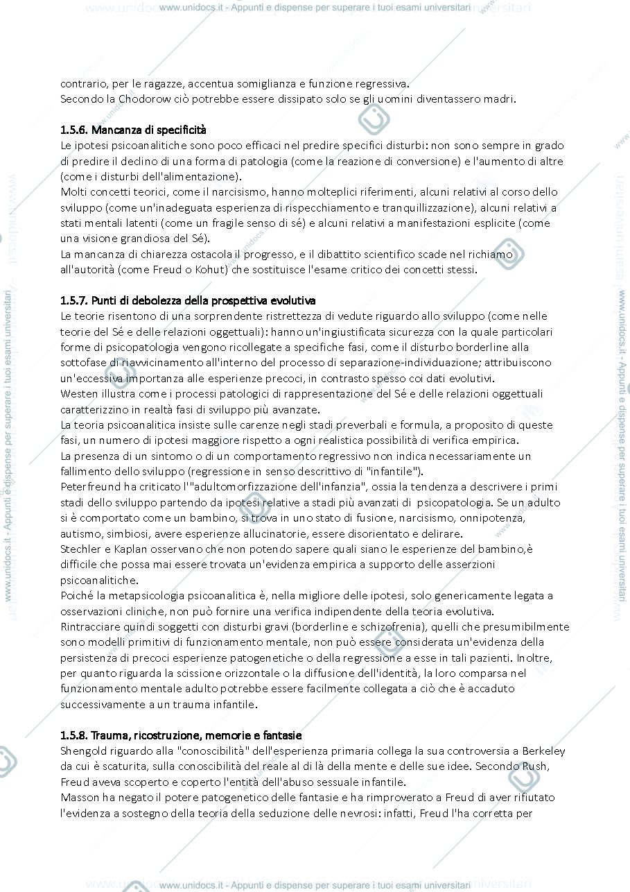 Anteprima pagina 4 — Riassunto "Le Teorie Psicoanalitiche" (Fonagy)