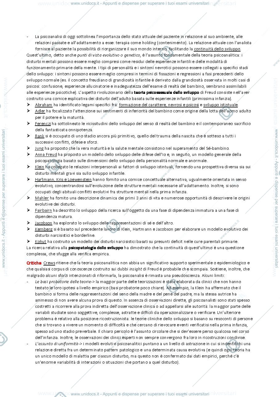 Anteprima pagina 2 — Riassunto libro "Psicopatologia Evolutiva" di Fonagy e Target