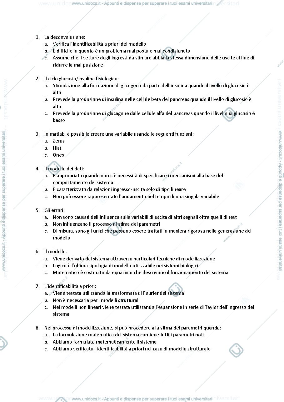 Anteprima pagina 1 — Domande ricorrenti