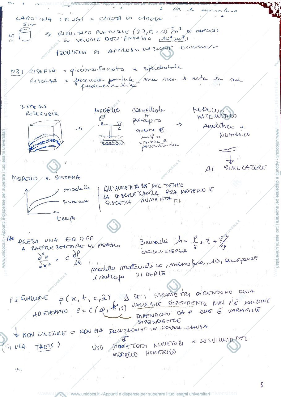 Anteprima pagina 3 — Appunti presi a Lezione di Modelli