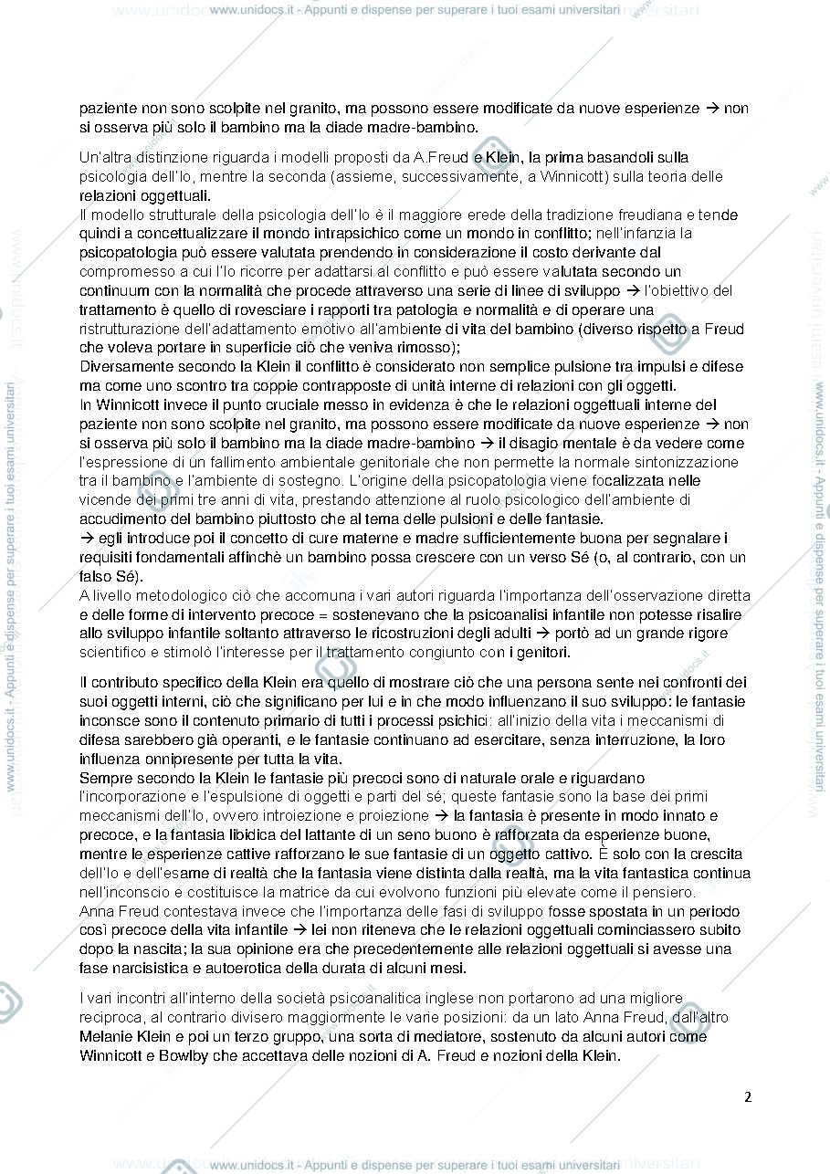 Anteprima pagina 2 — Modelli psicodinamici di clinica con bambini e adolescenti