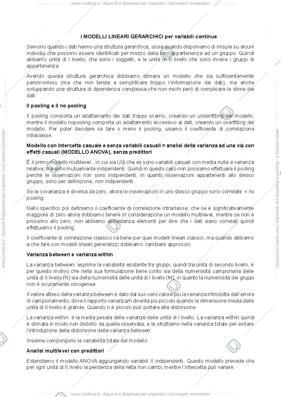 Anteprima pagina 1 — APPUNTI RIASSUNTIVI 