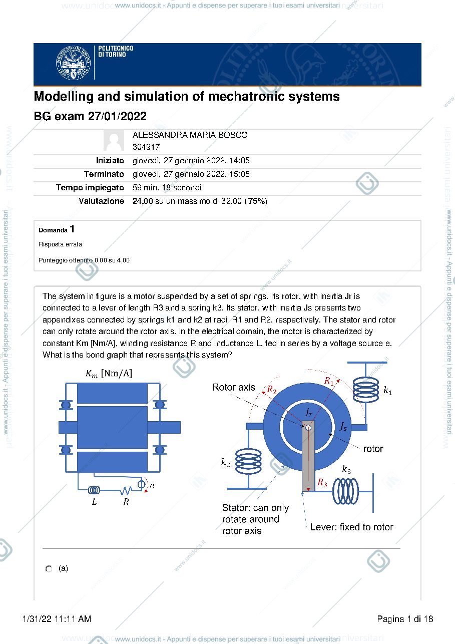 Anteprima pagina 1 — ESAME BOND GRAPH