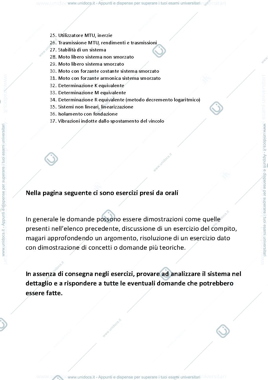 Anteprima pagina 2 — domande orale teoria+es corso prof: Resta