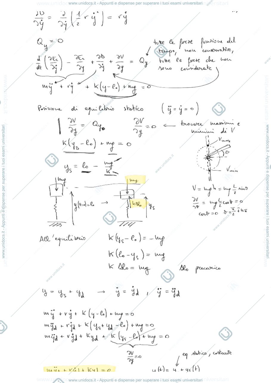 Anteprima pagina 2 — 18.1_2_VibrazioniLibere1gdl esercitazioni corso prof: Resta