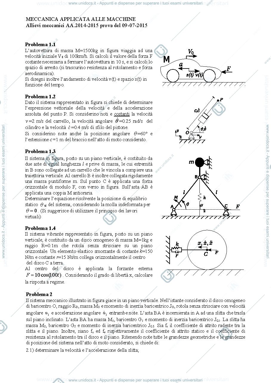 Anteprima pagina 1 — TE15 - RaccoltaTE-2015 esami corso prof: Resta