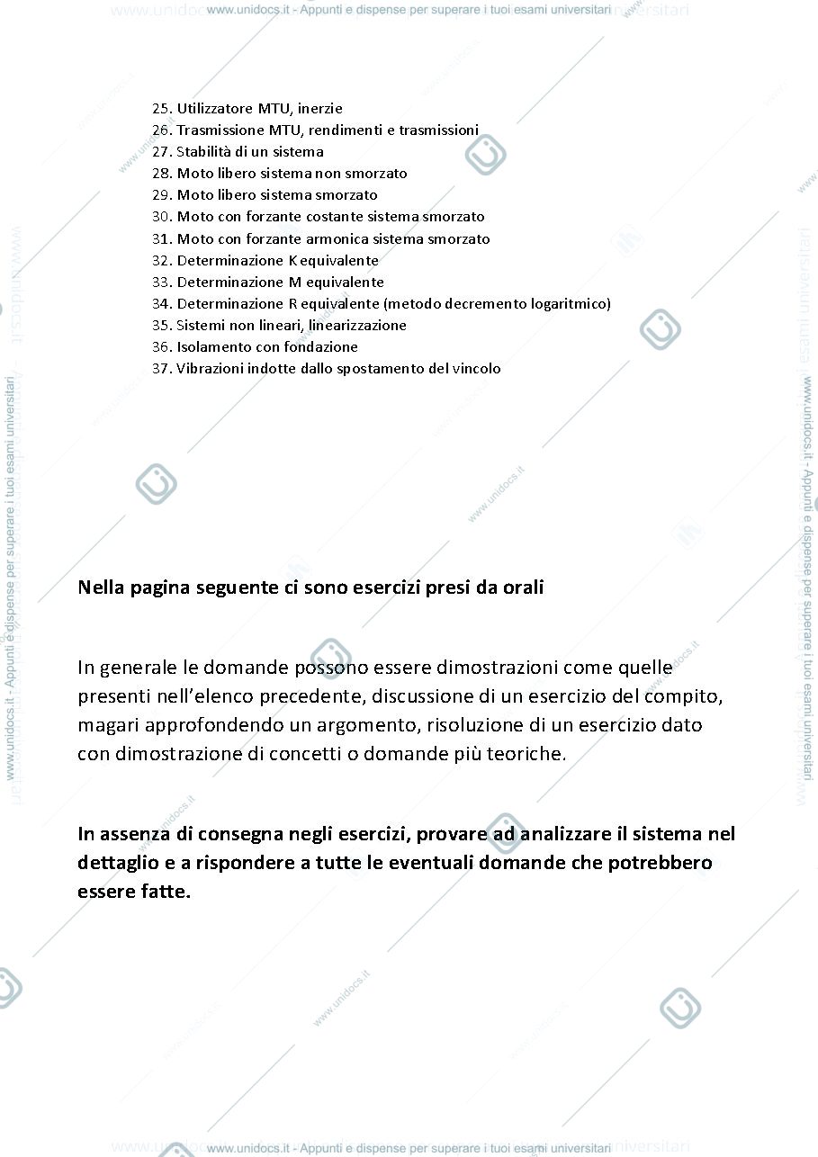 Anteprima pagina 2 — Domande orale con esempi di quesiti proposti all'esame