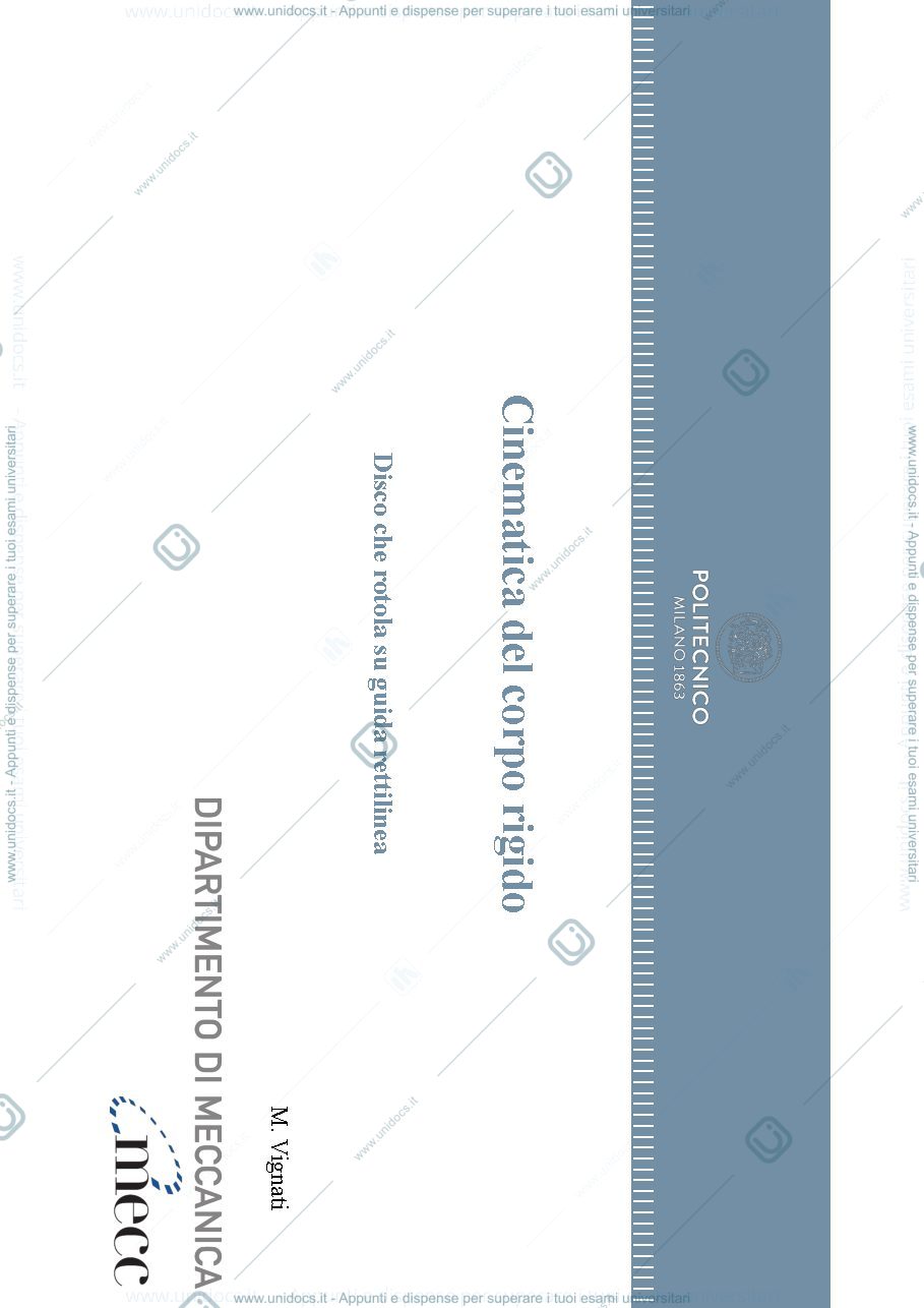 Anteprima pagina 1 — 4.1_DiscoRotSenzaStrisc esercitazioni corso prof: Resta