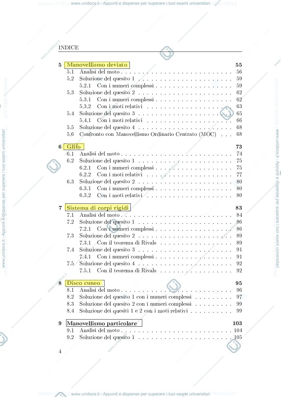 Anteprima pagina 4 — Bozza Eserciziario di Meccanica corso prof: Resta