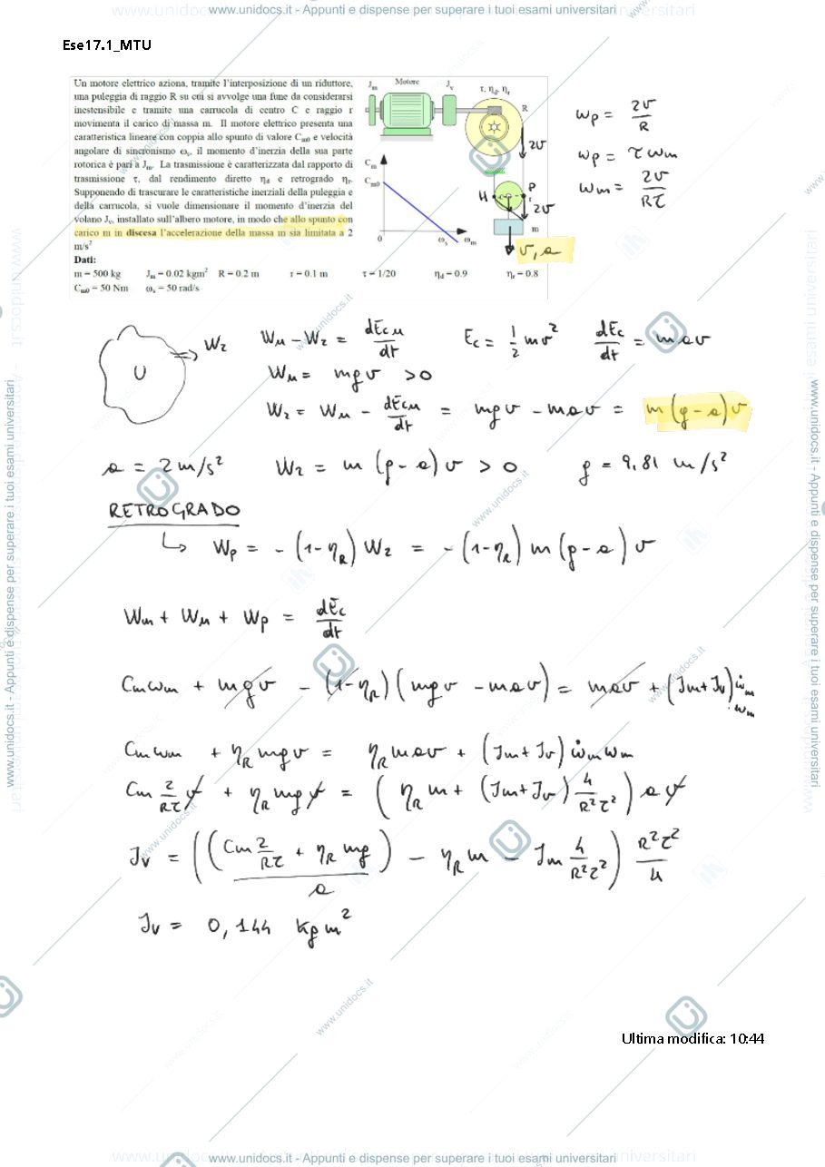 Anteprima pagina 1 — 17.1_MTU esercitazioni corso prof: Resta