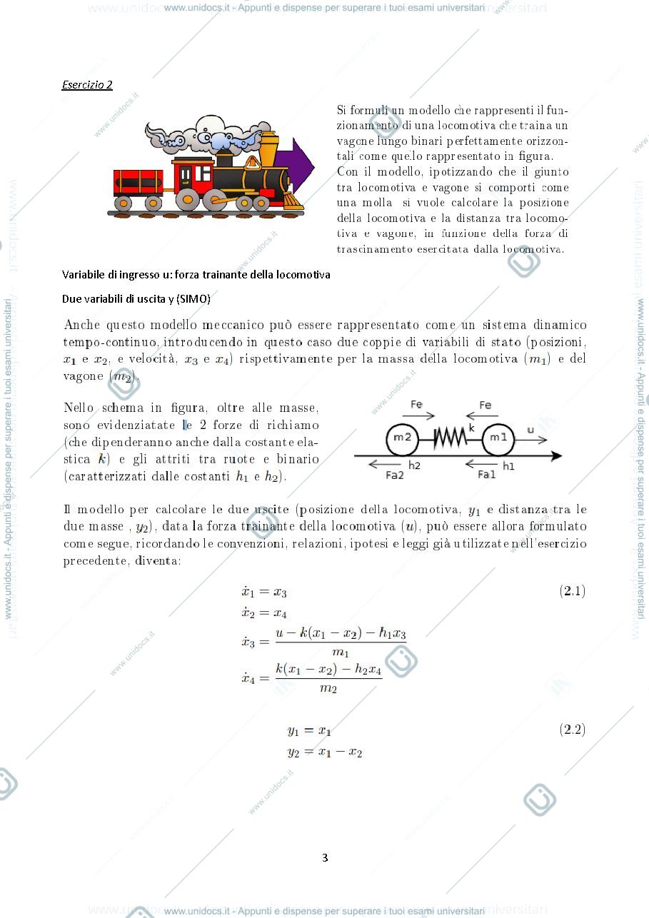 Anteprima pagina 3 — Appunti MODELLISTICA E SIMULAZIONE esercitazioni