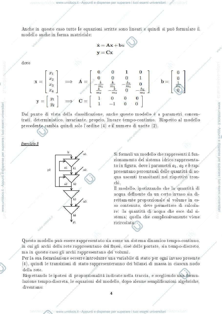 Anteprima pagina 4 — Appunti MODELLISTICA E SIMULAZIONE esercitazioni