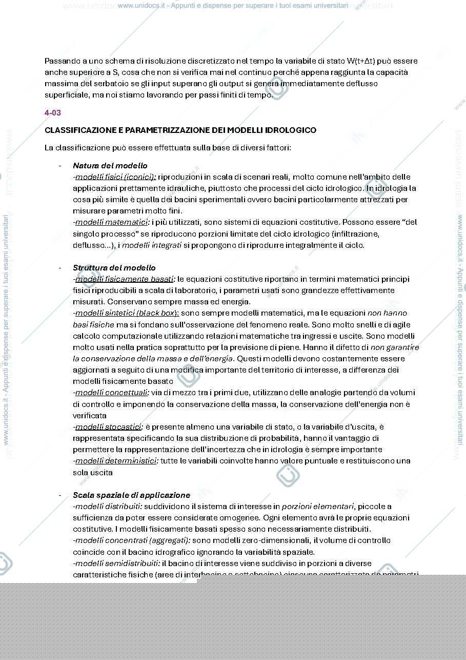 Anteprima pagina 3 — Metodi e Modelli per l'Idrologia (Castellarin)
