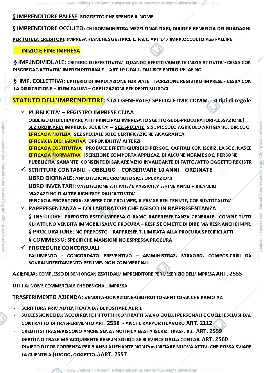 Anteprima pagina 2 — Appunti di D.Commerciale