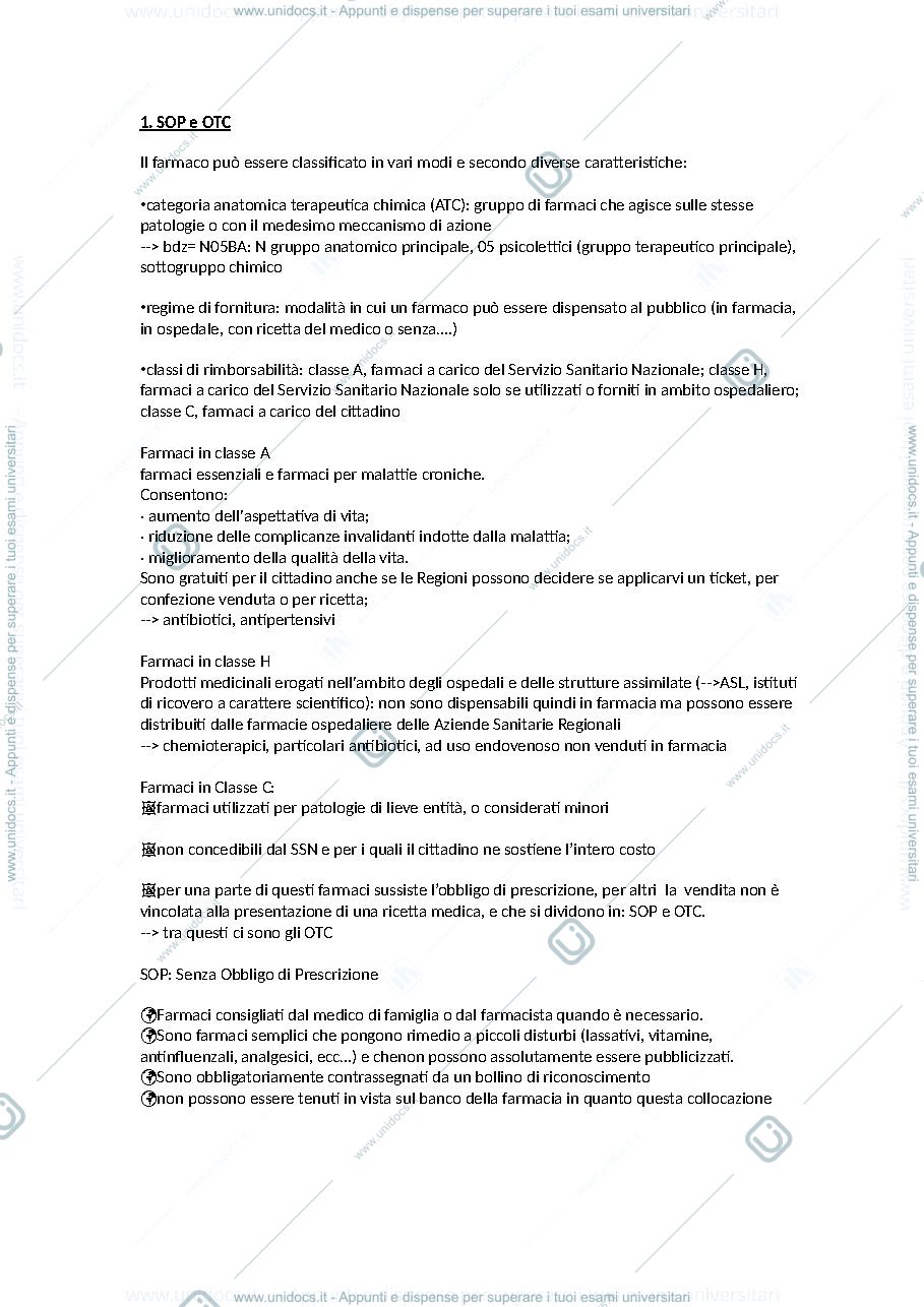 Anteprima pagina 1 — farmaci da banco