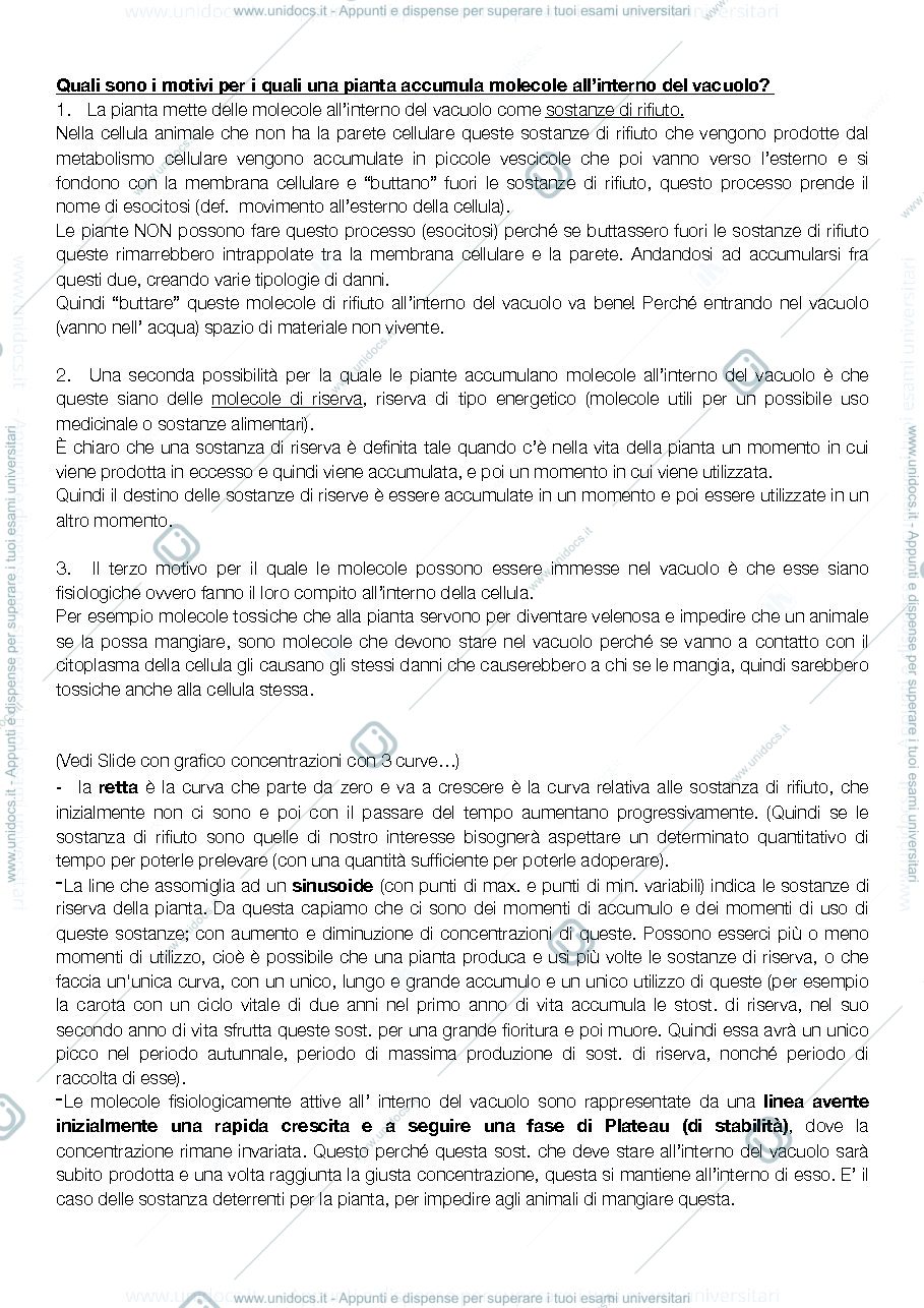 Anteprima pagina 3 — Biologia Vegetale