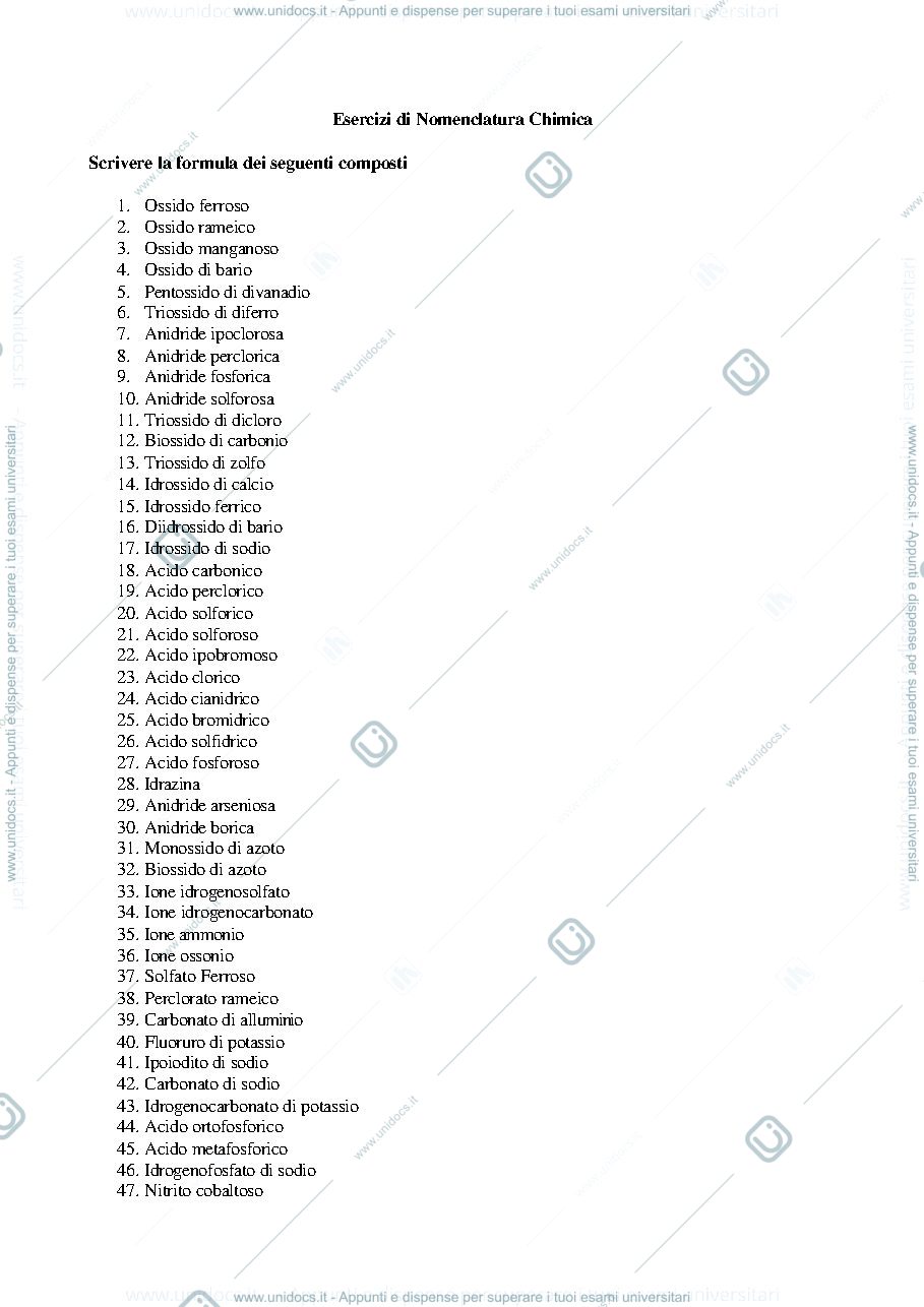 Anteprima pagina 1 — stechiometria