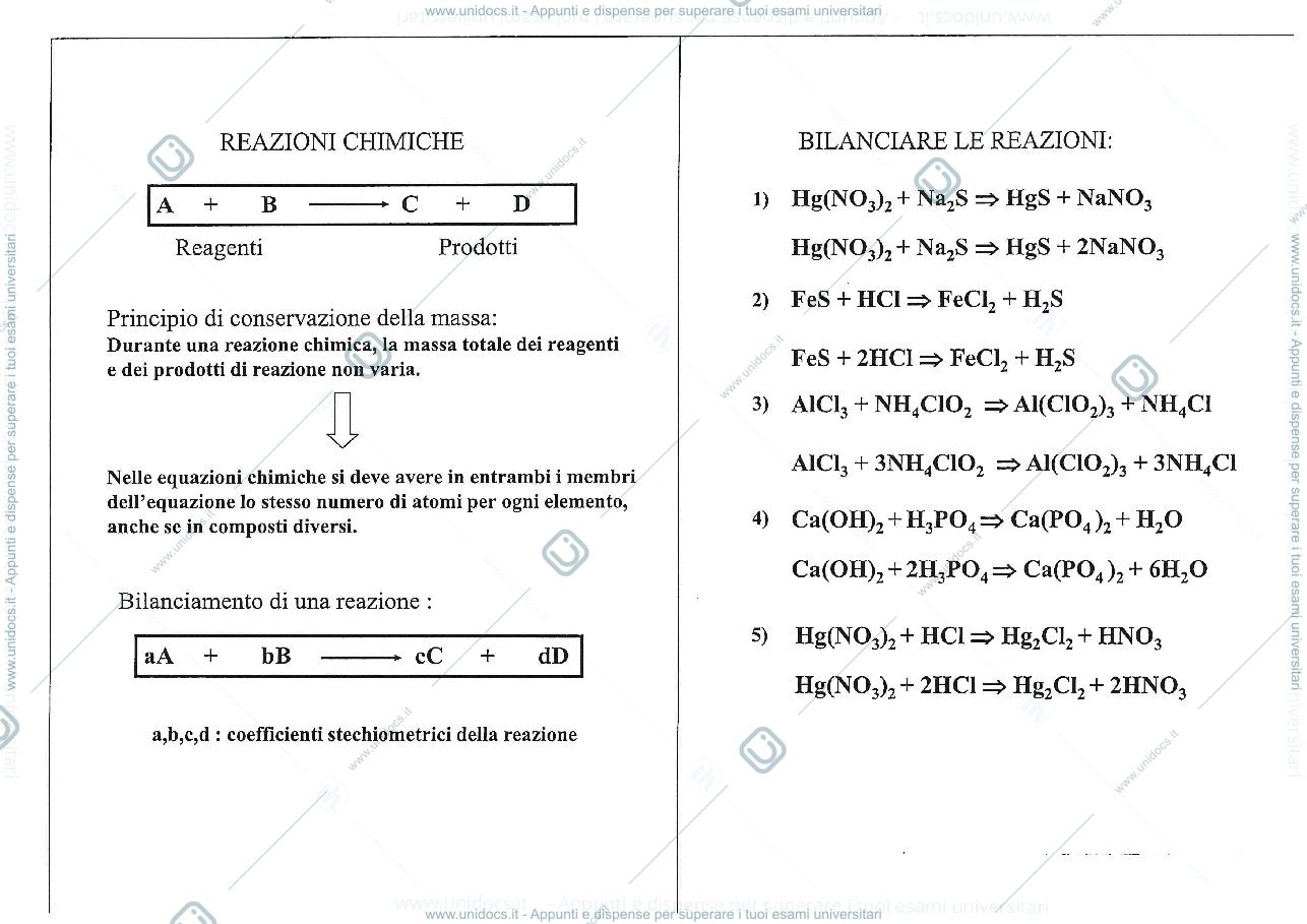 Anteprima pagina 1 — stechiometria