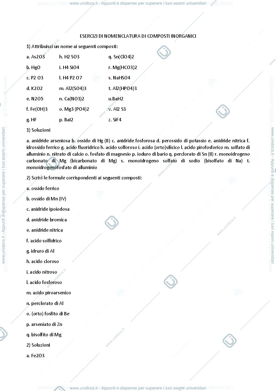Anteprima pagina 1 — stechiometria