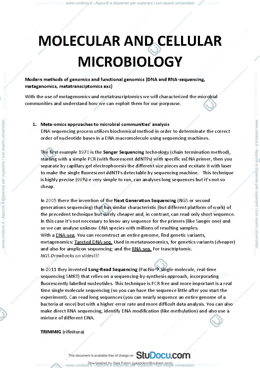 Anteprima pagina 1 — Molecular and cellular microbiology