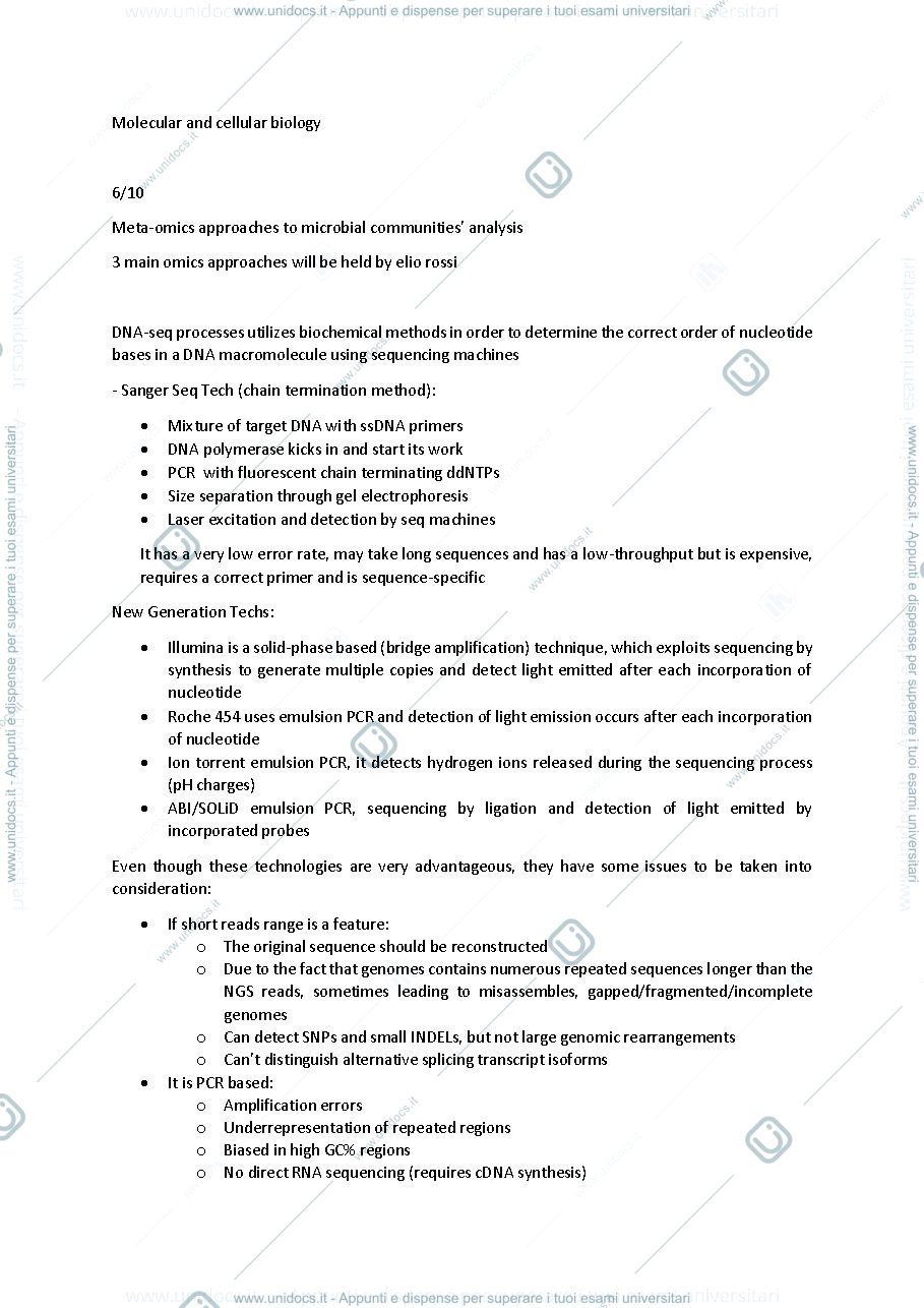 Anteprima pagina 1 — Microbiology Rossi