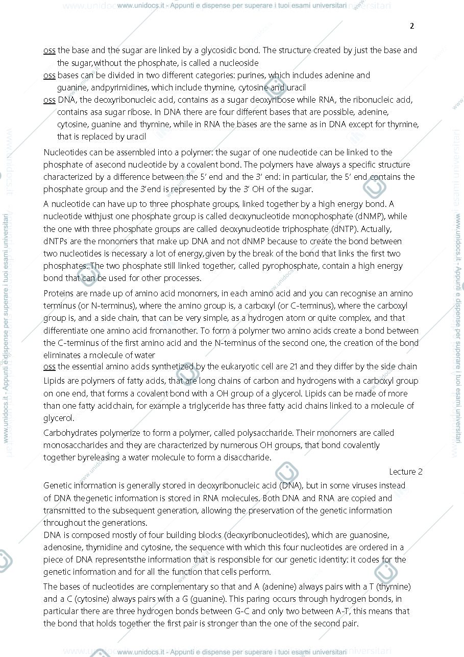 Anteprima pagina 2 — Molecular biology