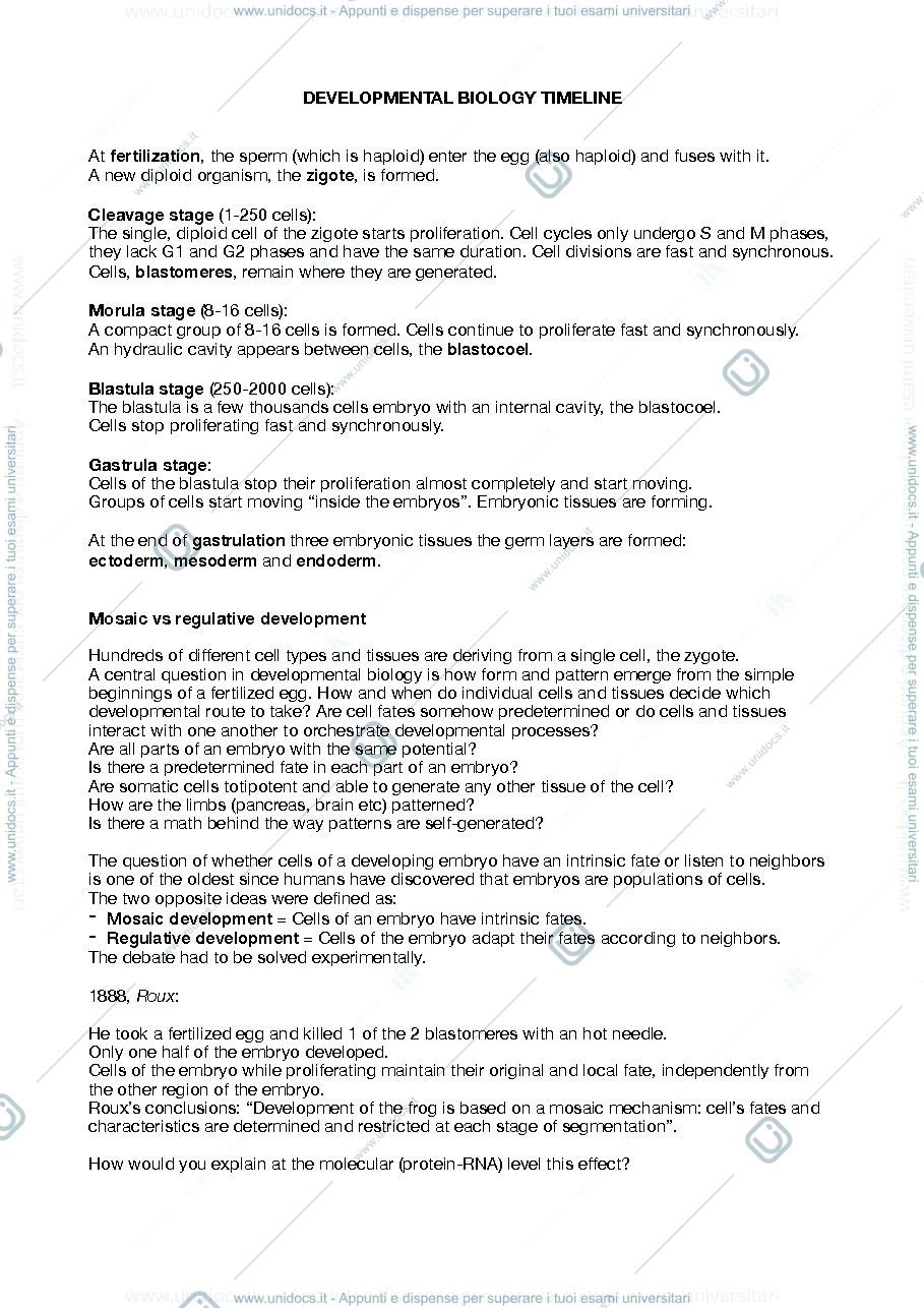 Anteprima pagina 1 — Argenton - Molecular biology of deveopment