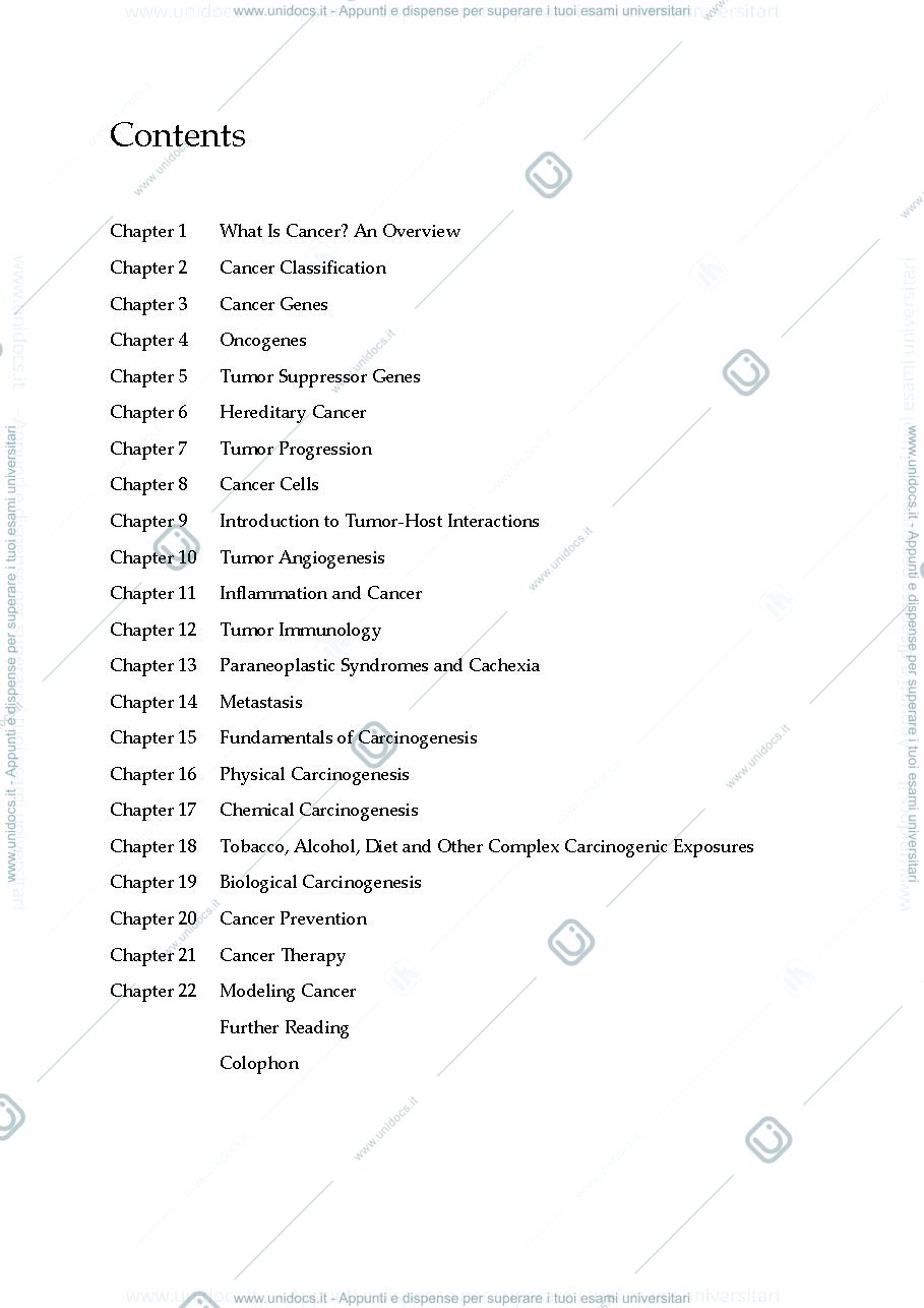 Anteprima pagina 2 — Cellular and molecular oncology: a concise primer