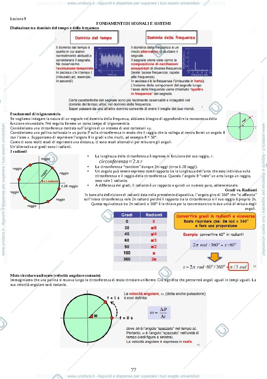 Anteprima pagina 1 — Analisi dei dati 9-10