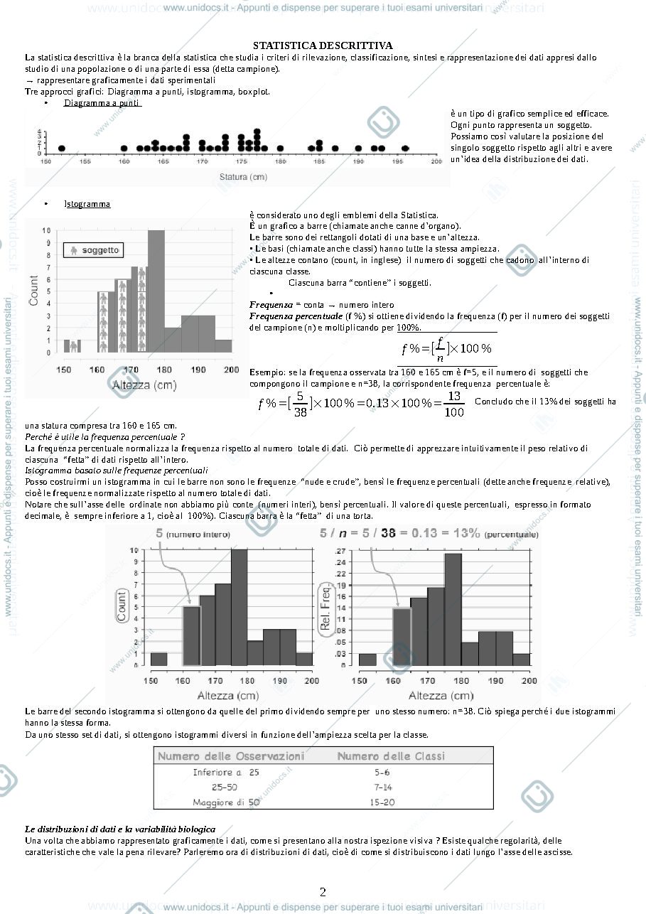 Anteprima pagina 2 — Analisi dei dati lezioni 1-4