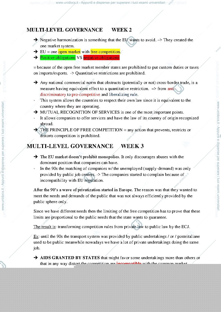 Anteprima pagina 1 — Appunti lezione