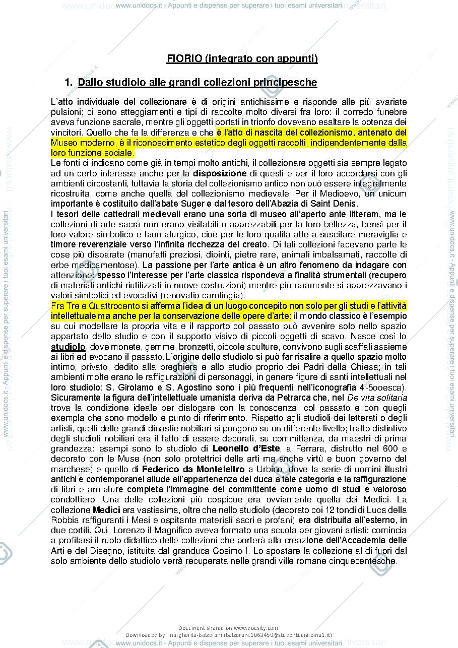 Anteprima pagina 2 — Riassunto Florio, Poulot, Lugli