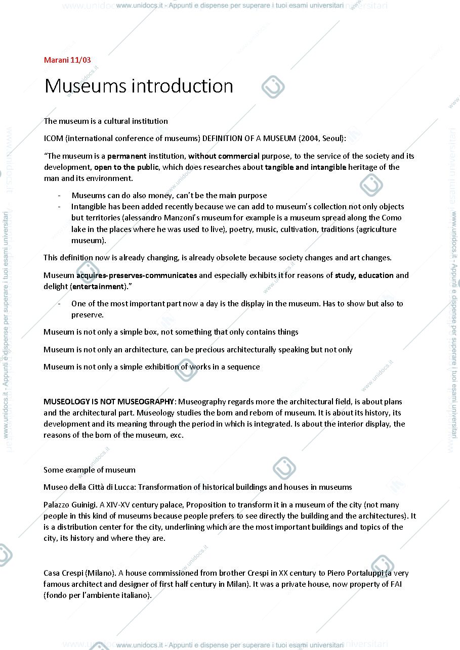 Anteprima pagina 1 — Appunti lezioni