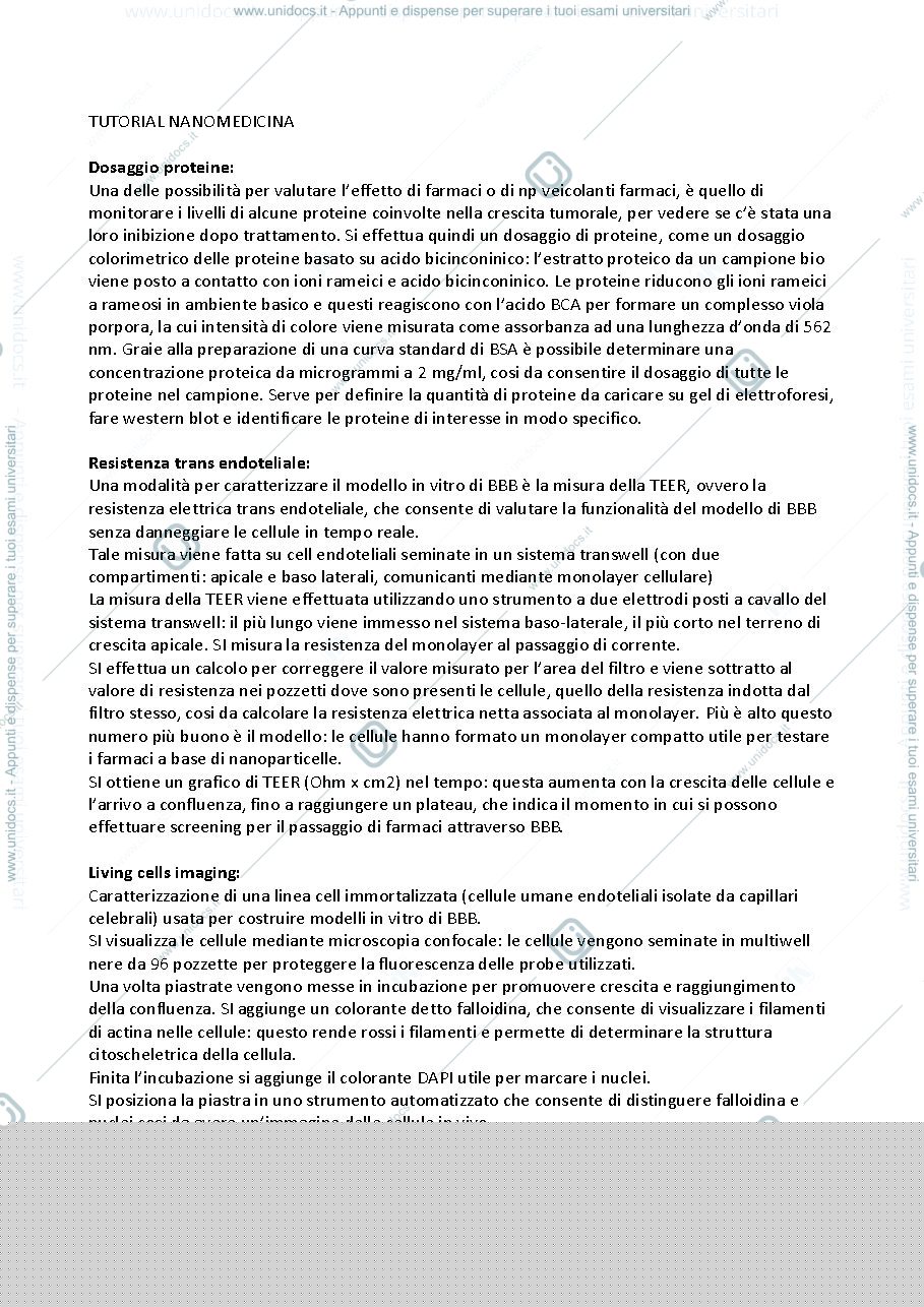 Anteprima pagina 1 — Tutorial di laboratorio
