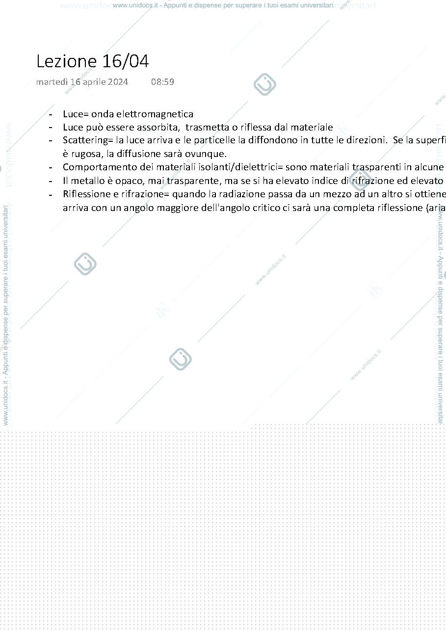 Anteprima pagina 1 — lezione 1604 
